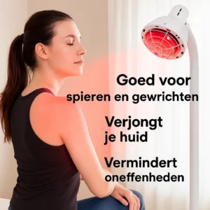 draaibare roodlicht therapie lamp